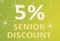 5 percent senior discount